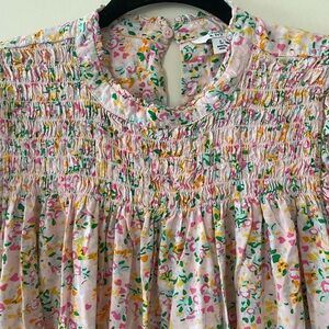 crown & ivy Multicolor Smocked Blouse